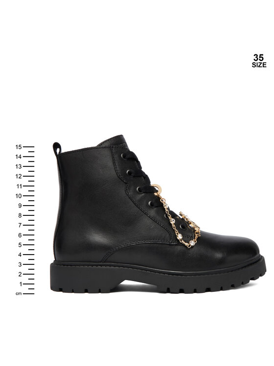 Patrizia Pepe Šnurovacia obuv Patrizia Pepe PPK855.31 D Čierna