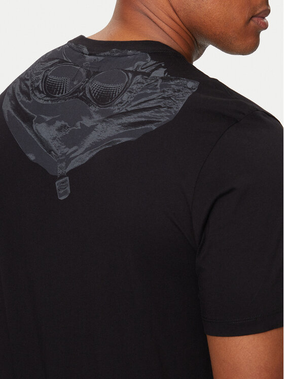 C.P. Company C.P. Company T-shirt RCCMTS725A005100W Crna Regular Fit