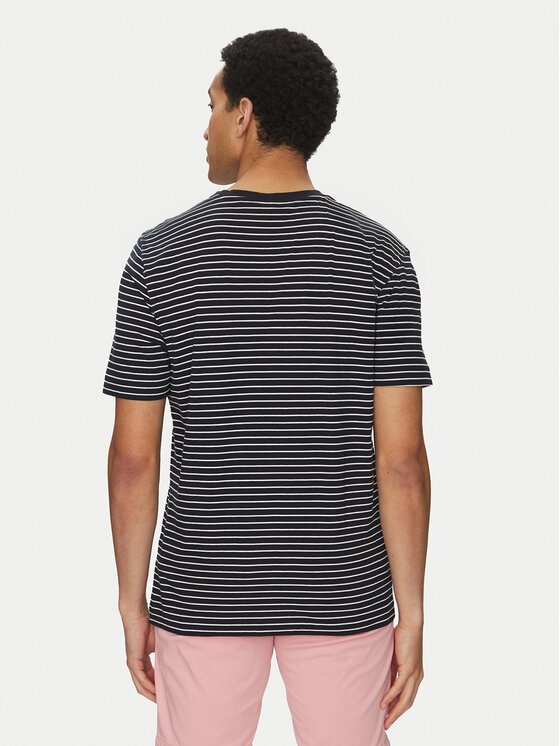 BOSS BOSS Футболка TalesStripe 50499334 Чорний Relaxed Fit