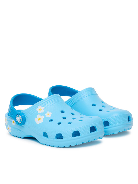 Crocs Παντόφλες Crocs Classic Daisy Clog 211257 Μπλε