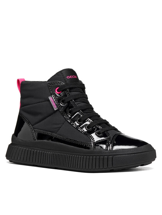 Geox Polacchine Geox J Laquinny Girl B Abx J661JA 0HHFU C9B8L M Nero