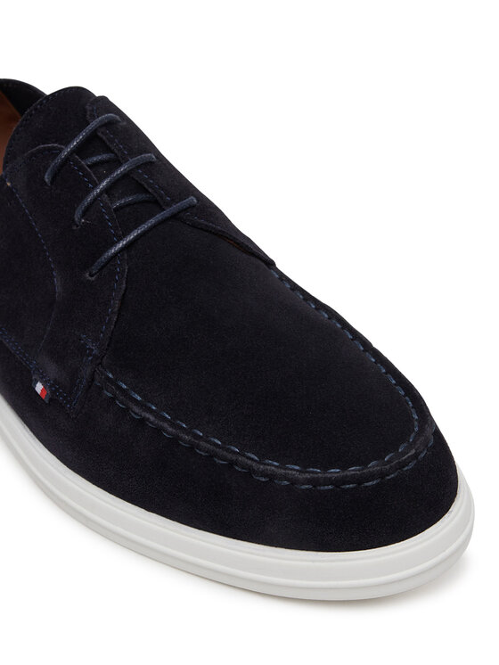 Tommy Hilfiger Mocasini Tommy Hilfiger Moc T Derby FM0FM05495 Bleumarin