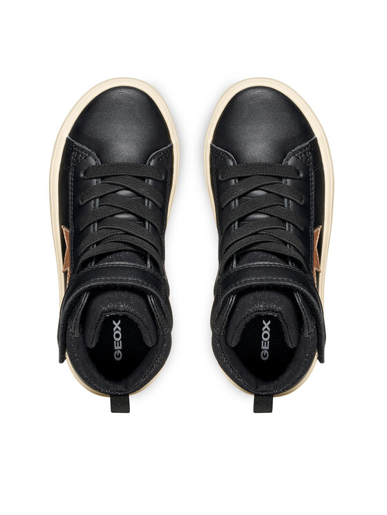 Geox Sneakersy Geox J Gisli Girl J564NC 054AS C9BB5 M Čierna