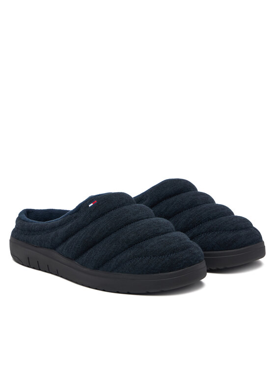 Tommy Hilfiger Papuci de casă Tommy Hilfiger Premium Comfort House Shoe FM0FM06014 Bleumarin