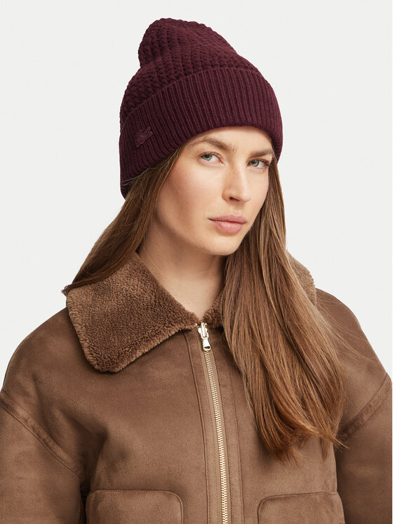 Lacoste Czapka Lacoste RB9881 Bordowy