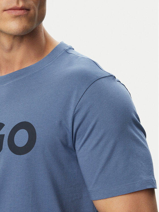 HUGO HUGO T-shirt Dulivio 50467556 Blu Regular Fit