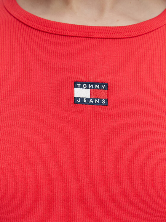 Tommy Jeans Tommy Jeans Camiseta DW0DW17881 Rojo Slim Fit