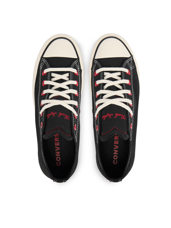 Converse Кеди Converse Chuck Taylor All Star Lift Platform Hearts A19059C Чорний
