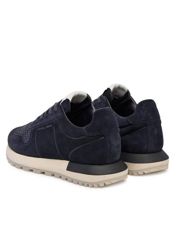 Emporio Armani Sneakersy Emporio Armani EM003740 AF19728 ZB005 Granatowy