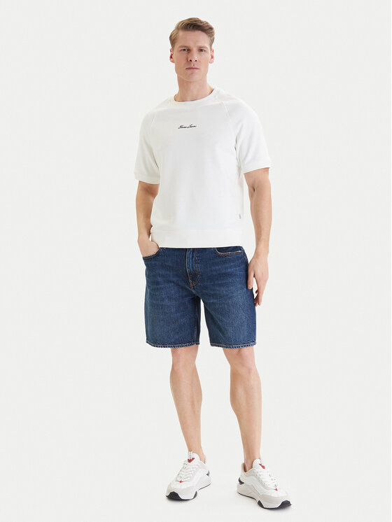 Guess Jeans Guess Jeans Футболка M6GQB2 KCPR1 Білий Oversize