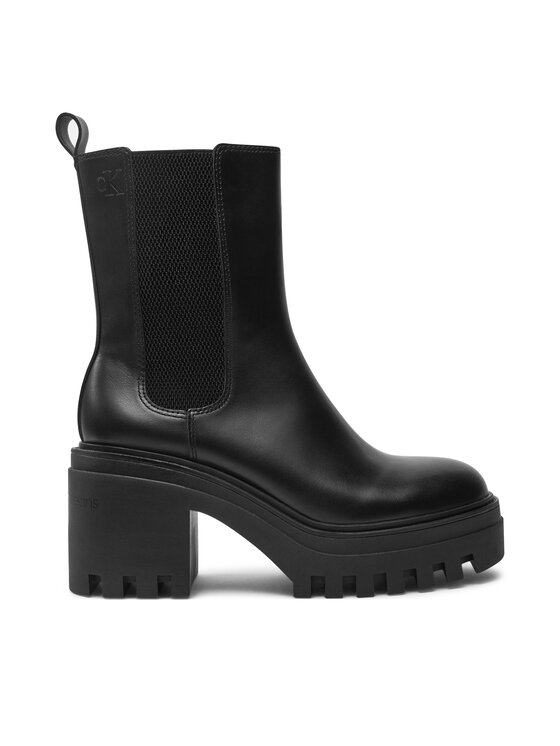 Calvin Klein Jeans Členková obuv Calvin Klein Jeans Chunky YW0YW01547 Čierna