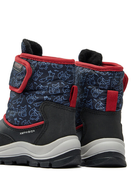 Geox Čizme za snijeg Geox B Flanfil Boy B Abx B263VE 0BCMN C0048 M Crna
