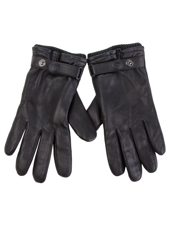 Ugg Moške rokavice Ugg M Leather Belted Glove 17455 Črna