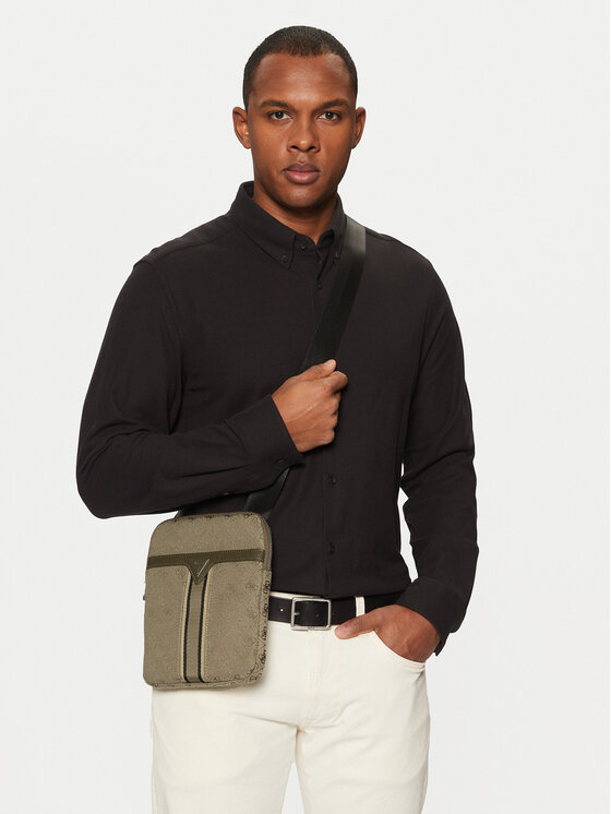 Guess Torbica za okrog pasu Guess HMMIST P5123 Khaki
