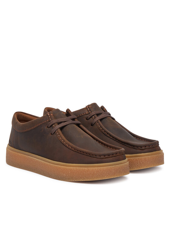 Clarks Туфлі Clarks Boxbee Walla 26328023 Коричневий