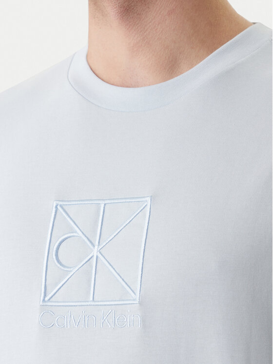 Calvin Klein Calvin Klein Camiseta Emblem Graphic LV14RF817G Celeste Regular Fit