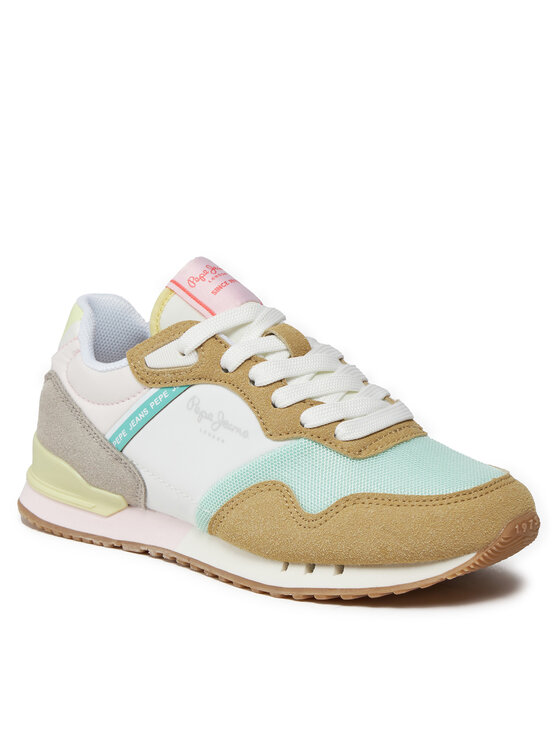 Pepe Jeans Снікерcи Pepe Jeans London Urban G PGS40002 Бежевий