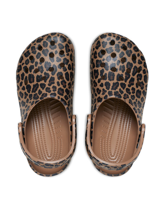 Crocs Шльопанці Crocs Classic Animal Clog 211800 Коричневий