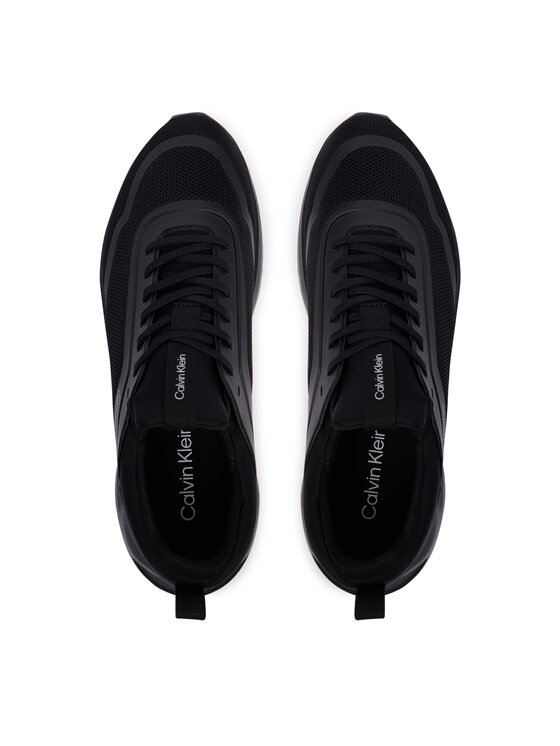 Calvin Klein Sneakersy Calvin Klein Light Eva Run Lace Sock Mm HM0HM02164 Černá