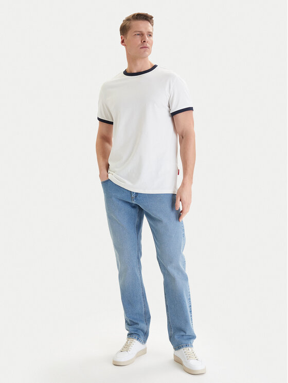 Americanos Americanos Camiseta W126-AMMTS-1019-19X Blanco Regular Fit