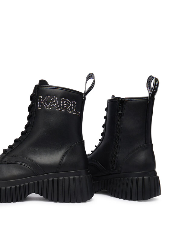 KARL LAGERFELD Черевики KARL LAGERFELD KL44475 Чорний