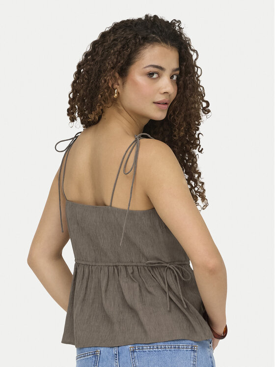 ONLY ONLY Top Nele 15370325 Beige oscuro Regular Fit