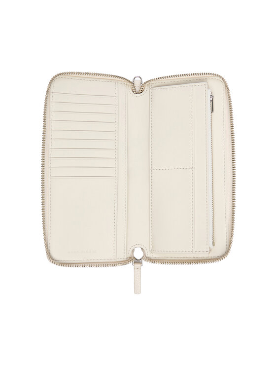 Marc Jacobs Denarnica Marc Jacobs The Leather Continental 2P4SMP015S02 Écru