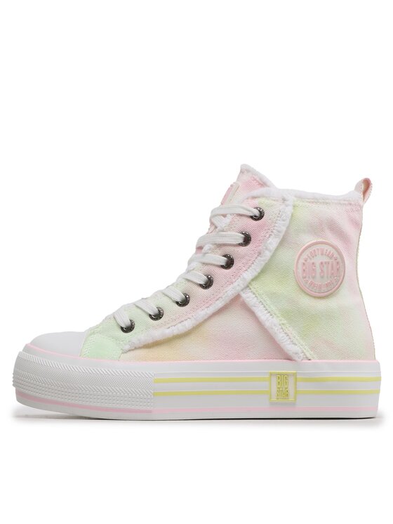 Big Star Shoes Кецове Big Star Shoes LL274177 Зелен