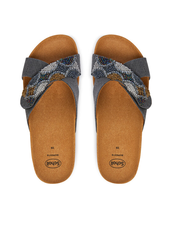 Scholl Шльопанці Scholl La Serena MF00820 Сірий