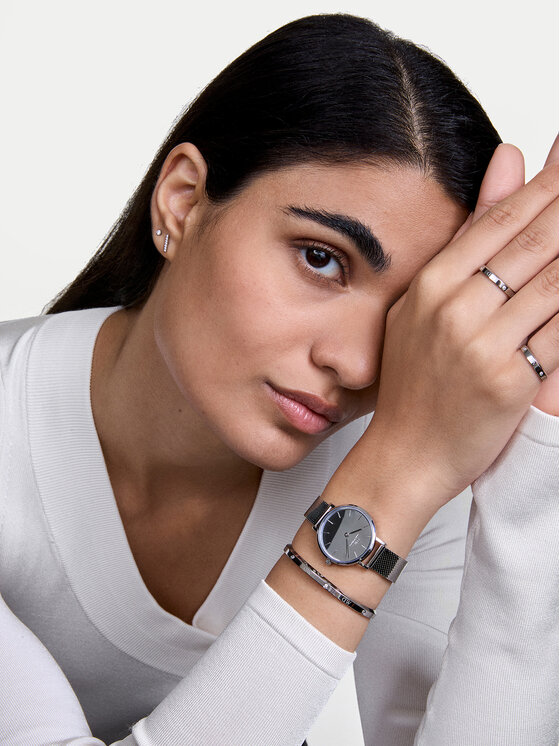 Daniel Wellington Pulkstenis Daniel Wellington Petite Reflection 28 DW00100796 Sudraba