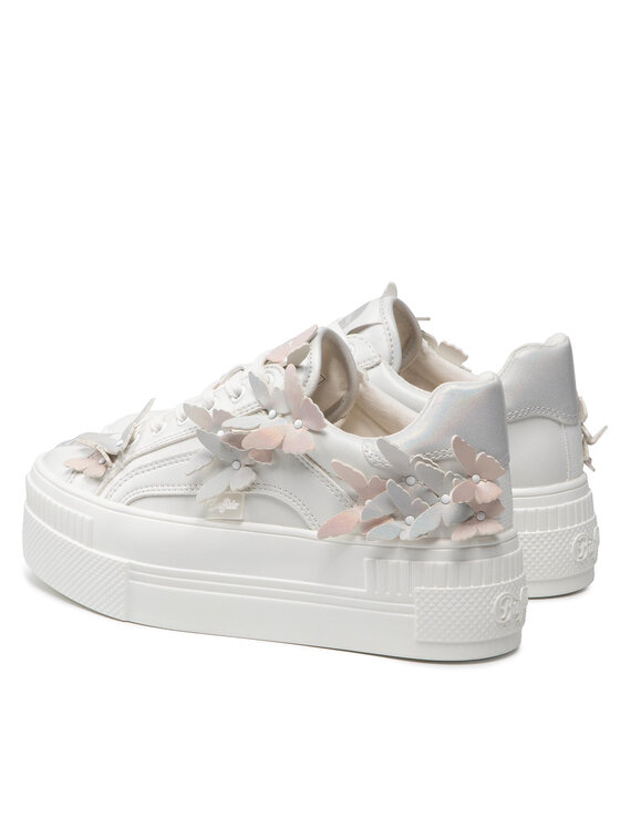 Buffalo Сникърси Buffalo Paired Butterflies BN16306621 Бял