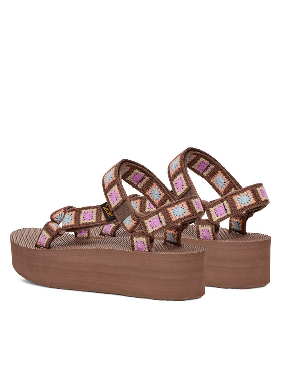 Teva Босоніжки Teva Flatform Universal Crochet 1150210 Коричневий