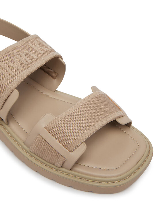 Calvin Klein Sandály Calvin Klein Sq Molded Sandal Webb HW0HW02872 Béžová
