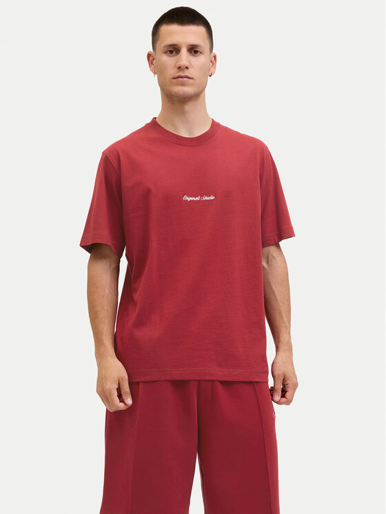 Jack & Jones Jack & Jones Camiseta Norrebro 12282892 Rojo Relaxed Fit