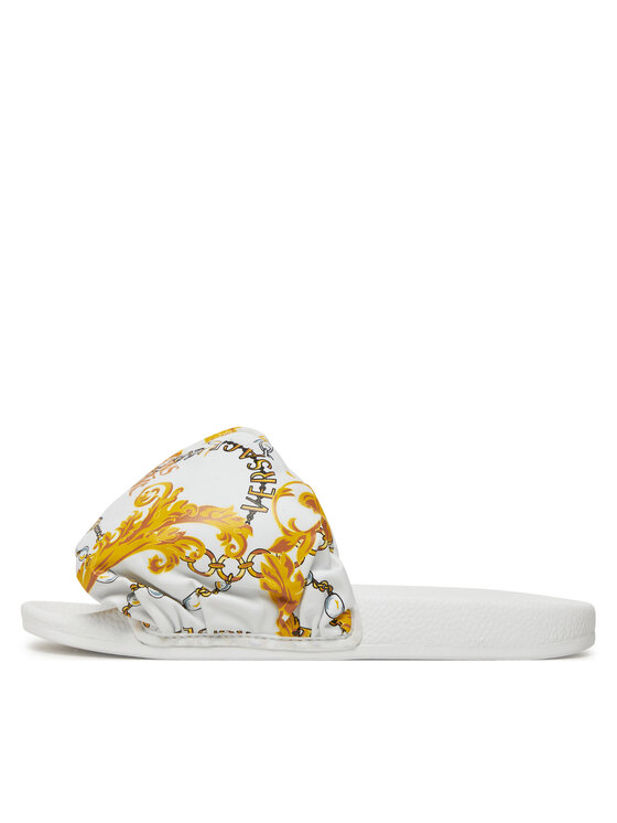 Versace Jeans Couture Šľapky Versace Jeans Couture 75VA3SQ9 Biela