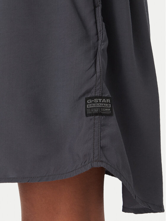 G-STAR G-STAR Vestido diario D29019-D724 Gris oscuro Regular Fit