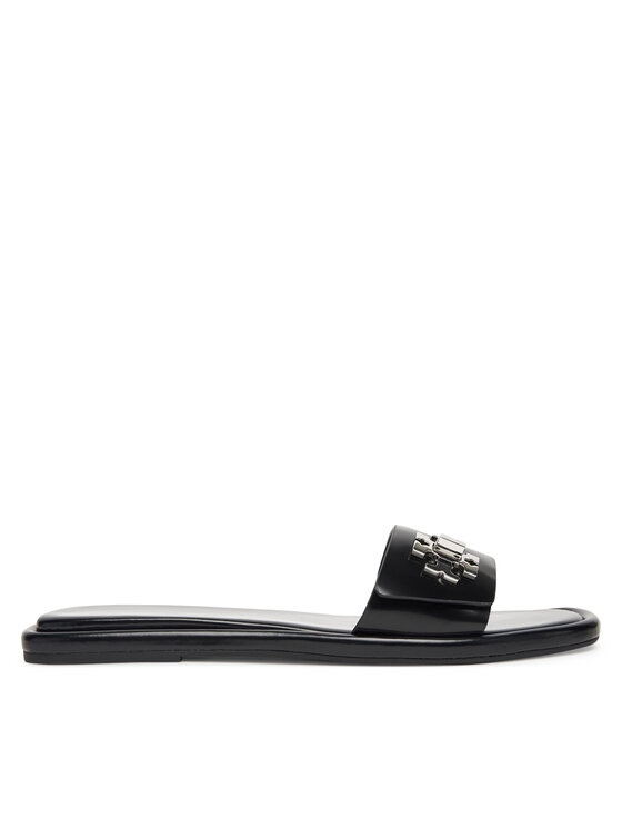 Tory Burch Шльопанці Tory Burch T Lock Slide 164676 Чорний