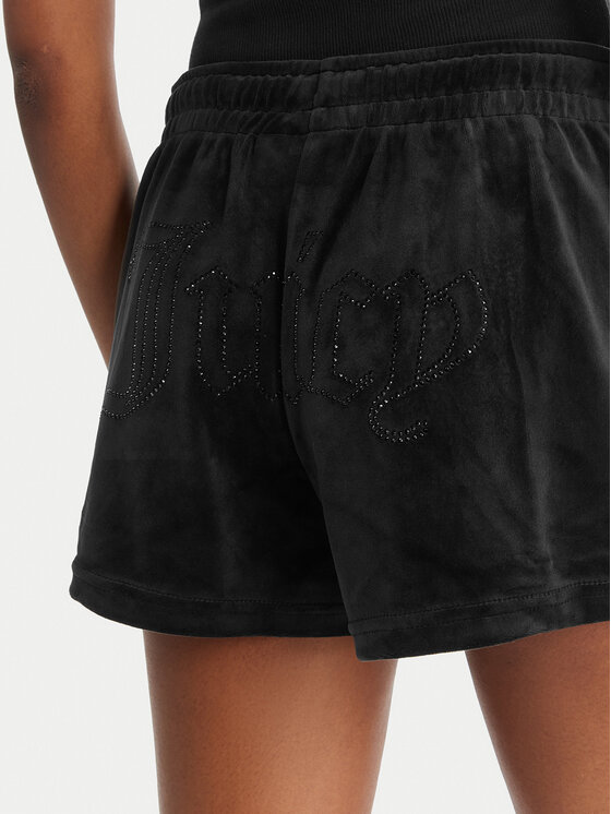 Juicy Couture Juicy Couture Pantalones cortos deportivos Tamia JCWHS126305 Negro Regular Fit