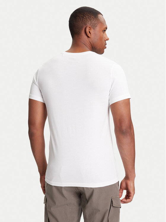G-STAR G-Star Raw Футболка Finger Print Burger D26041-C506 Білий Regular Fit