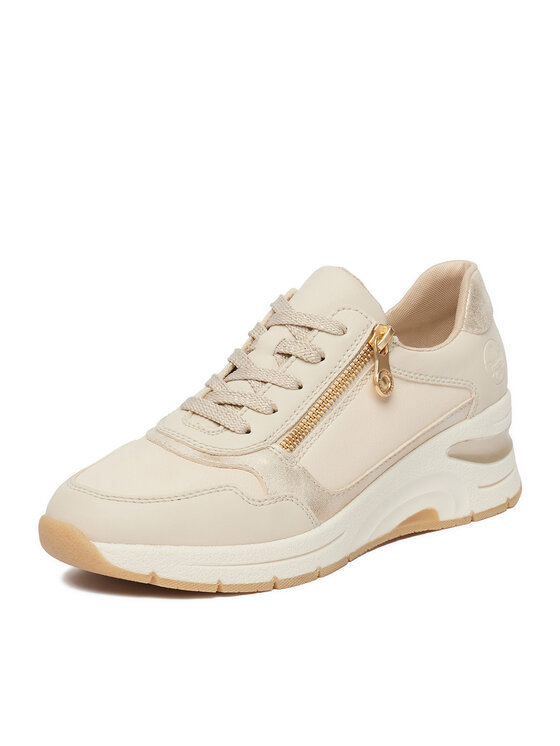 Rieker Sneakersy Rieker N9301-60 Beżowy