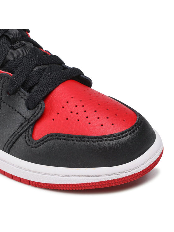Nike Обувки за баскетбол Nike Jordan 1 Mid (Ps) 640734 074 Червен