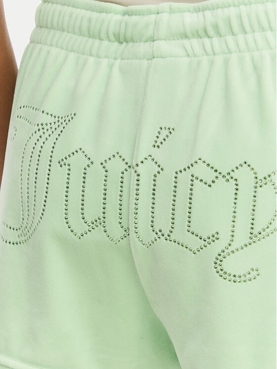 Juicy Couture Juicy Couture Pantaloncini sportivi Tamia JCWHS126305 Verde Regular Fit