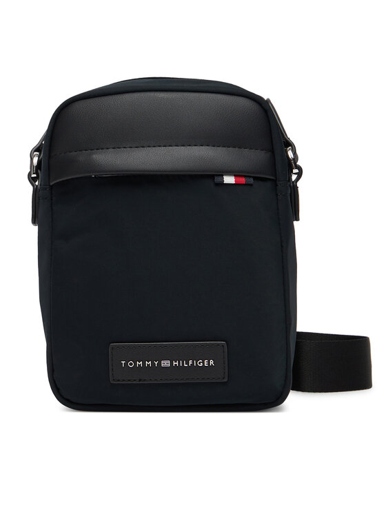 Tommy Hilfiger Brašna Tommy Hilfiger Th Nylon Mini Reporter AM0AM13618 Černá