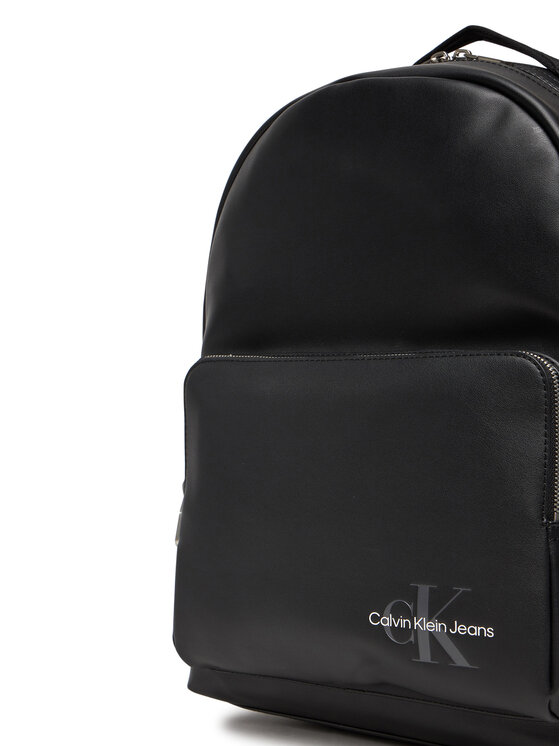 Calvin Klein Jeans Ruksak Calvin Klein Jeans Mono Logo Backpack 40 LV04G3042G Crna