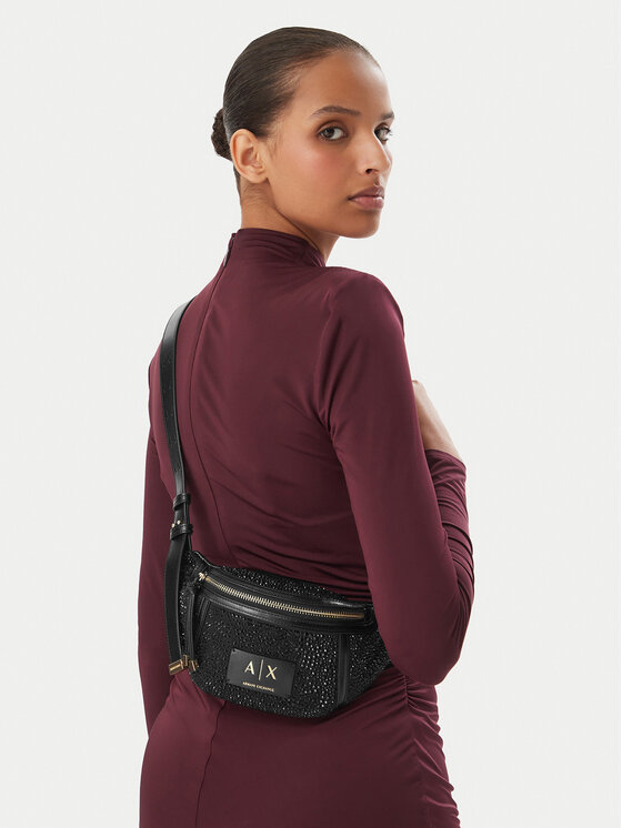 Armani Exchange Сумка на пояс﻿ Armani Exchange XW002655 AF27000 MC043 Чорний