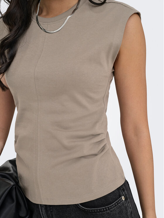 ONLY ONLY Camiseta Marie 15372452 Gris Regular Fit