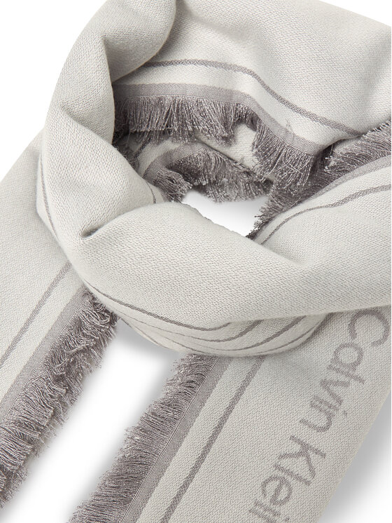 Calvin Klein Fular Calvin Klein Emblem Graphic Lw Square Scarf LV04F8073G Gris