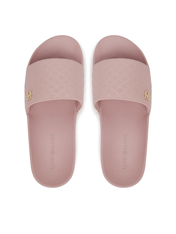 Tommy Hilfiger Nazouváky Tommy Hilfiger Th Monogram Poolside FW0FW08525 Růžová