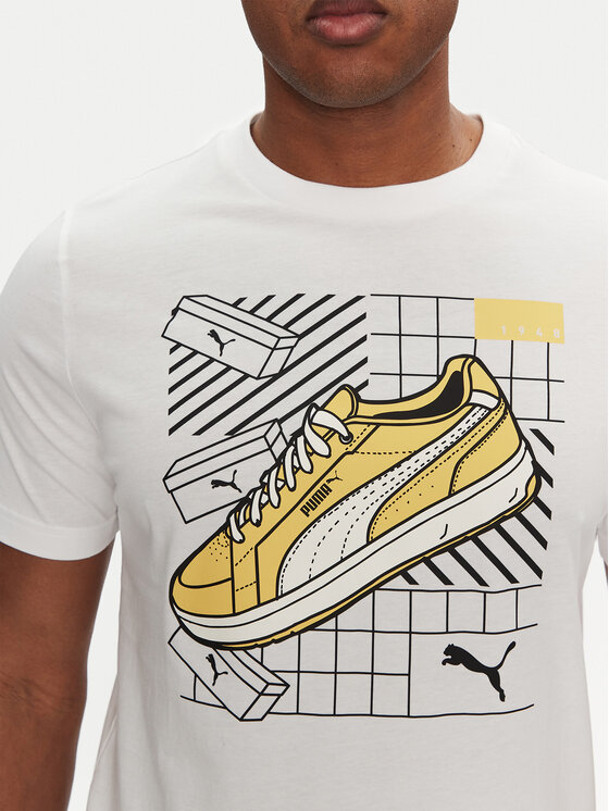 Puma Puma Футболка Sneaker 684830 Білий Regular Fit