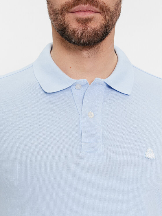 United Colors Of Benetton United Colors Of Benetton Polo 3089J3179 Celeste Regular Fit